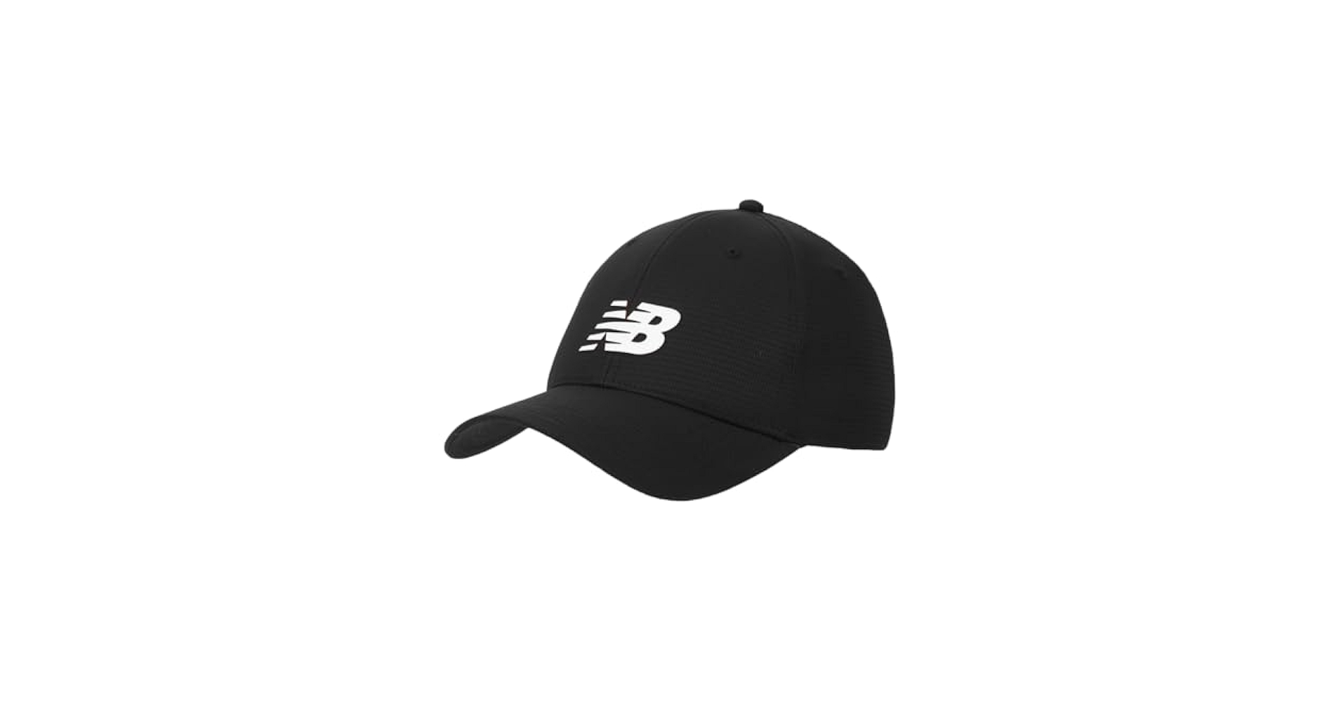 New Balance Adult Unisex Black 6 Panel Structured Stretch